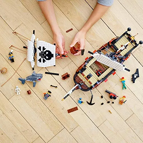 Barco Pirata 3 En 1 De Lego Creator 31109, Juguete Con Posad
