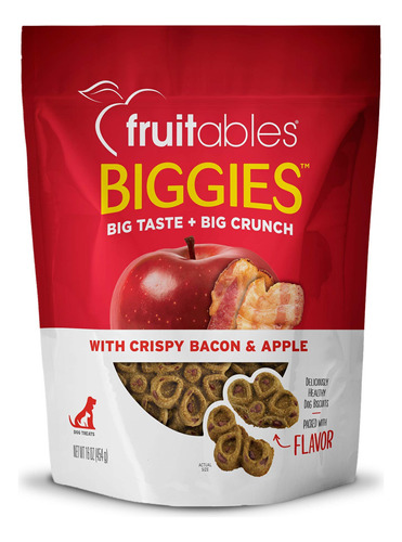 Fruitables Biggies Dog Biscuits - Galletas Crujientes Para P