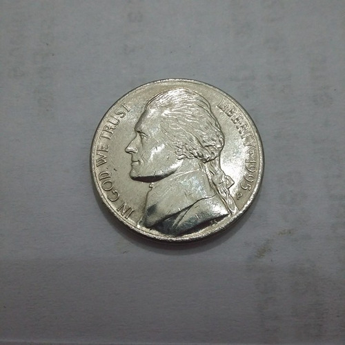 Moneda De Estados Unidos 5 Cent Año 1995