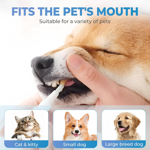 Cepillo De Dientes Para Mascotas 2025 Con Bolígrafo Y Gel Re