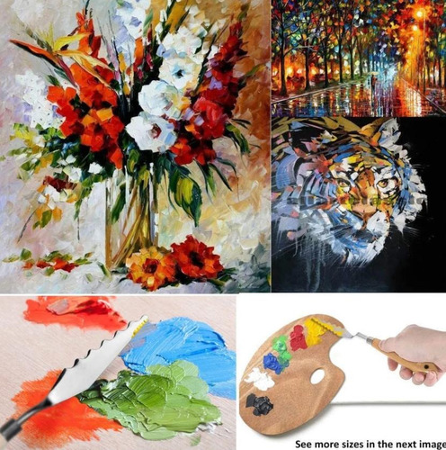 Imagen 5 de 9 de Set 15 Espátulas Pintura Al Óleo Arte Escultura Pintura Pint