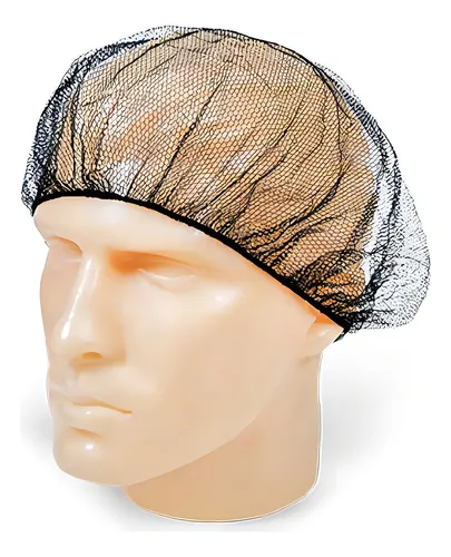 comprar Touca Redinha Nylon Preta Pct Com 100 Unidades Cor Preto
