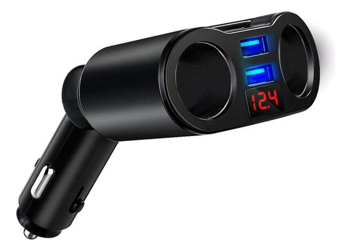 A Cargador Doble Usb De 2 Vías Para Encendedor De Coche.