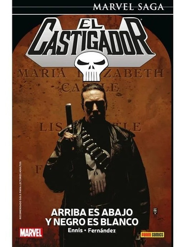 Comic Saga El Castigador 5 Arriba Es Abajo Y Negro Es Blanco