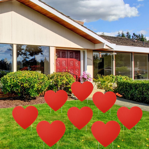 Decoracion Para Dia San Valentin Al Aire Libre Forma Corazon