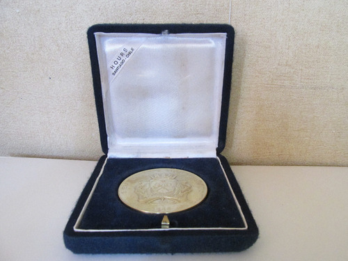 Antigua Medalla 150 Años Escuela Naval Arturo Prat 1968