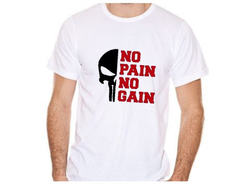 Remera The Punisher No Pain No Gain