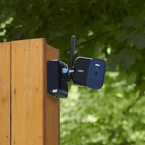 Lorex - Cámara de seguridad con batería 4K Spotlight Outdoor (adicional, negra)