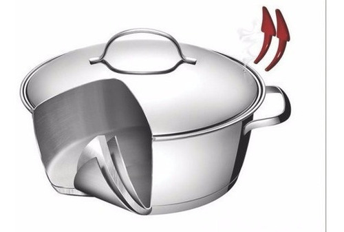 Olla Acero Inox Tramontina Triple Fondo Allegra 3,04 Lts