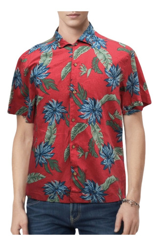 Camisa Hym Hm Hombre Lino Playa