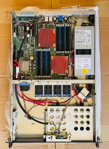 Imagem 3 de 6 de Servidor Rack 1u Intel 2 Xeon Quad Compatível R410 32gb