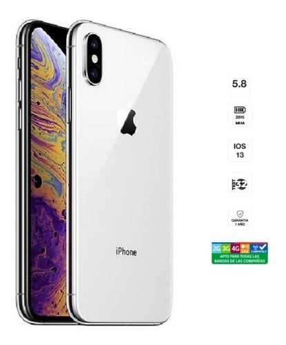  iPhone X 64 Gb Gris Espacial Semi-nuevo Grado A Ryutech  (Reacondicionado)