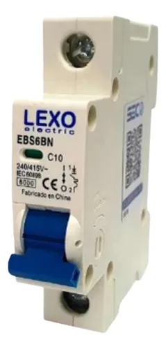 Interruptor Automatico C Lexo 1x10a Ebs6bn