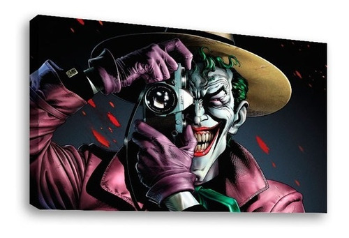 Cuadro Decorativo Canvas Moderno Joker Comic