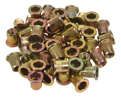 Tuerca De Remache Con Rosca Plana, M6 X 12 Mm, Tornillos De