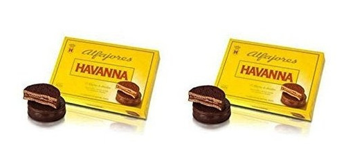 Alfajores Havanna De Chocolate Con Dulce De Leche X6 / 2 Paq