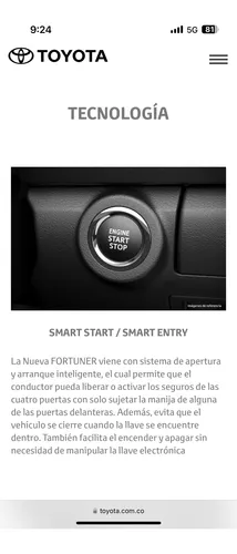 Toyota Fortuner 2.7 Srv At