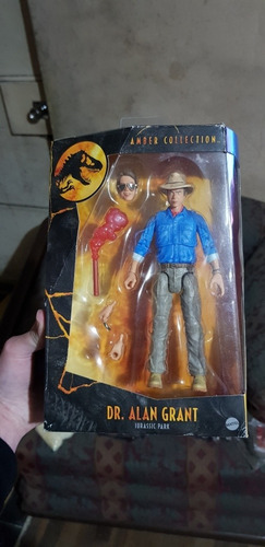 Jurassic Park Amber Collection Dr. Alan Grant