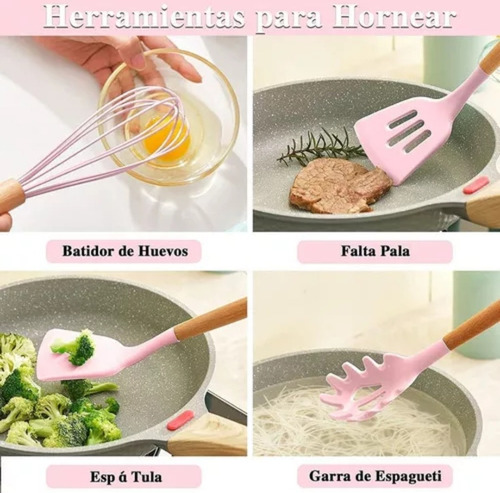 Set Utensilios Cocina Silicona