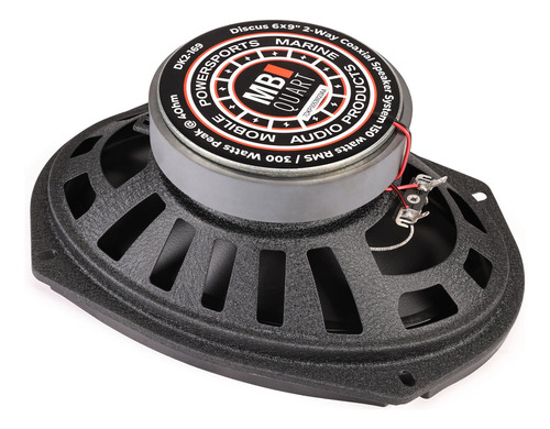 Par De Bocinas Coaxiales 6x9 Mb Quart Discus 90rms Dk2-169 Color Negro