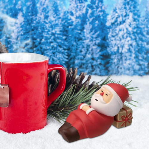Mini Adornos Navideños De Papá Noel, Figuras En Miniatura