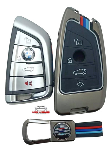 Funda Llave Bmw Series 1 2 3 4 5 6 7 X5 X6 Zinc Premium