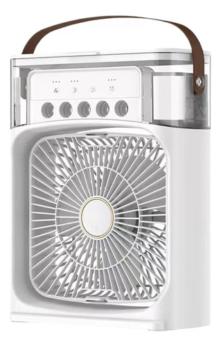 Climatizador Portátil Mini Ventilador De Aire Acondicionado Humidificador 4 En 1 Mini Aire Acondicionado Ventilador De Escritorio Portátil Marca Dosyu Color Blanco