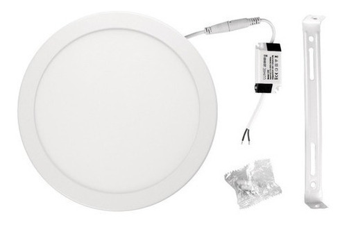 Plafon Led 12w Techo Aplicar Redondo Lampara Luz Fria