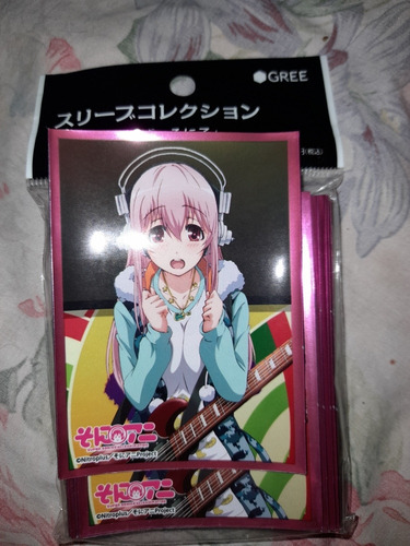 Set De Card Sleeve Super Sonico Soniani Importado Gree (falt