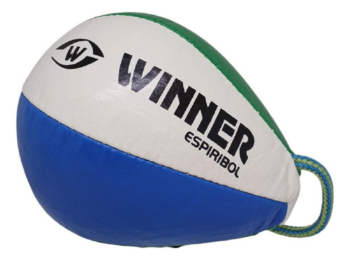 Bola Espiribol Winner - Am/az/vrd Cor Branco/azul