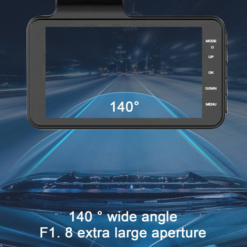 Grabador De Conducción Con Lentes De Pantalla 1080p De Alta