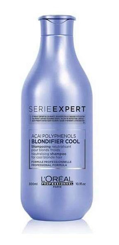 Imagen 5 de 6 de Shampoo L'oréal Professionnel Serie Expert Blondifier Cool En Botella De 300ml Por 1 Unidad