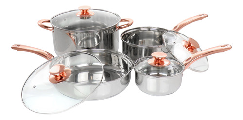 Set 8 Utensilios De Cocina Gibson De Acero Inoxidable Con