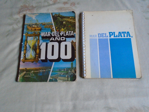 Lote De 2 Libros Vintage Sobre Mar Del Plata . Oferta!