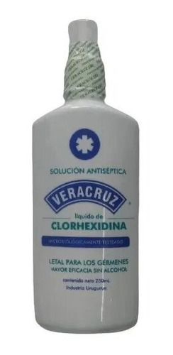 Solución Antiséptica Veracruz® 250ml | Líquido Clorhexidina