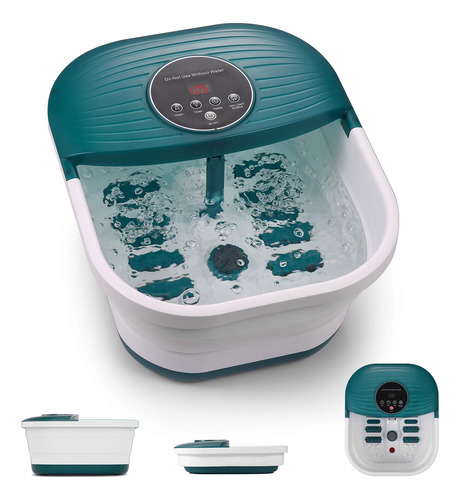 Massageador De Banho Foot Spa Curecure Dobrável Com Aquecime