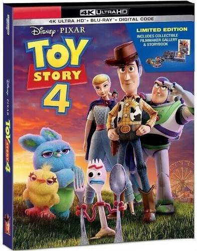 Toy Story 4 Limited Edition (4k + Blu-ray + Storybook)