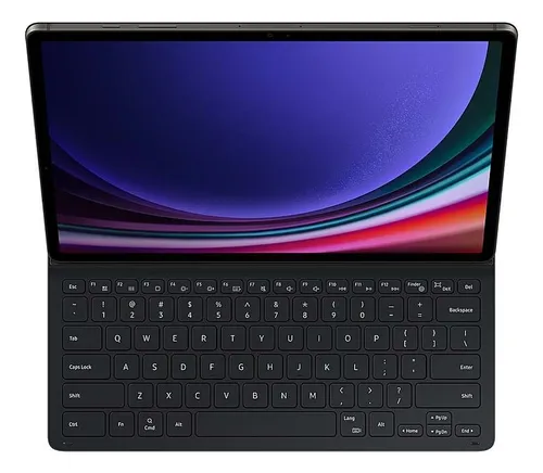 Teclado Funda Slim Para Samsung Galaxy Tab S9 Fe 12.4 Color Negro