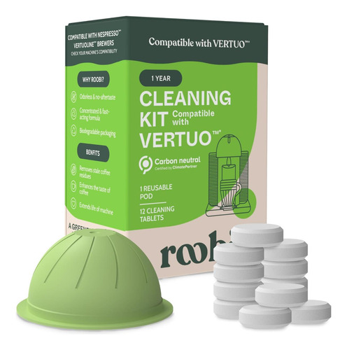 Kit De Limpieza Roobi Compatible Con Nespresso Vertuoline 1