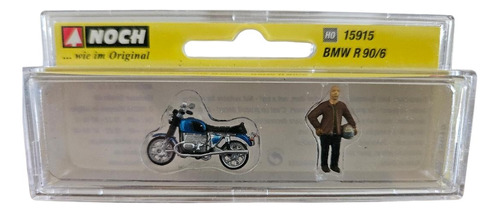 Figuras Noch, Escala H0 15915 Moto Y Motociclista