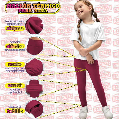 Mallón Térmico Leggings Para Niña