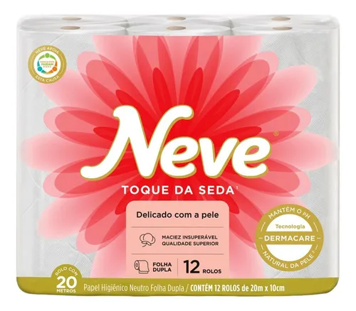 Papel Higiênico Neve 20m 12un
