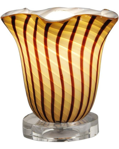 Dale Tiffany Aa14182 Lámpara Decorativa De Vidrio Sopl...