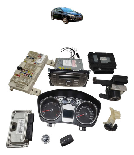 Kit Code Módulo Injeção Focus 2.0 2009 A 13 Aut. Start Stop