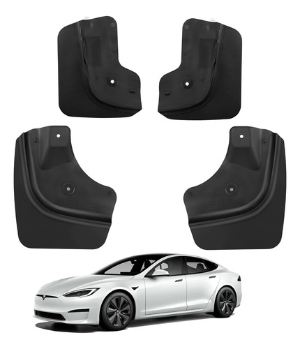Guardabarros Tesla Model S/s Plaid Guardabarros Salpica...