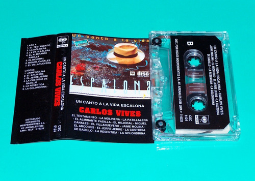 Carlos Vives - Un Canto A La Vida Escalona Cassette Kct P78