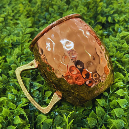 Caneca Moscow Mule Barril Martelada Grande 400 Ml