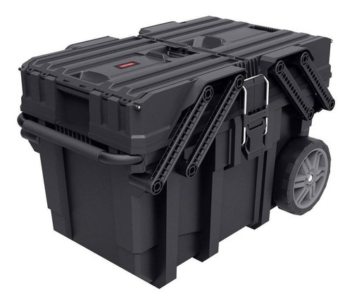 Caja de herramientas horizontal con carrito Keter negro