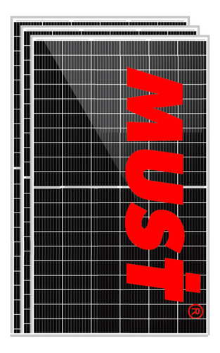 Panel Solar Must Monocristalino 405watts Tecnologia Perc 