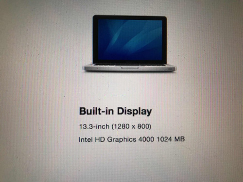 Macbook Pro 500gb